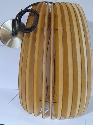 Подвесной светильник из дерева GLANZEN ART-0014-60-nude SECUNDUM